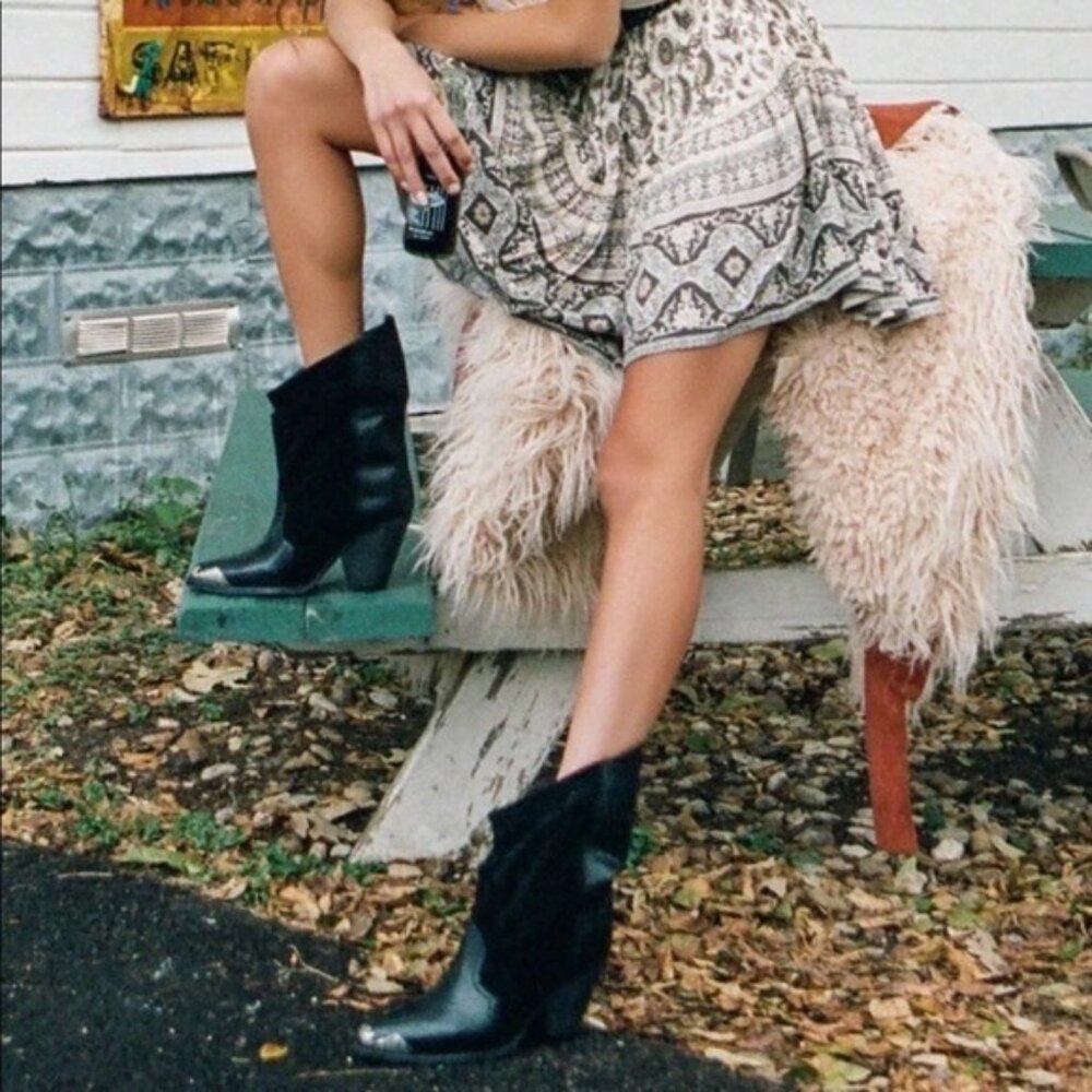 Spell & the Gypsy Collective Ankle Boot Black Suede